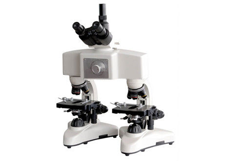 جودة  White Forensic Comparison Microscope 40X 100x Magnification Microscope مصنع