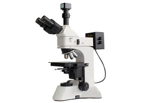 جودة  DIC Optical Polarizing Microscope WF10X 5X 50X Reflected Microscope Light Source مصنع