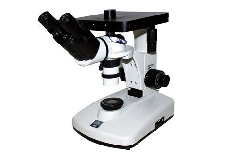 جودة  Binocular 6V 12W Inverted Optical Microscope Compound Metallurgical 100X 1250X مصنع