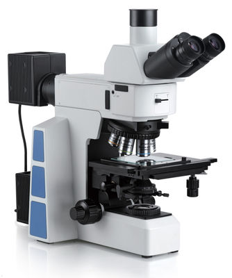 جودة  Trinocular Dark Field Microscope Optical Camera 50X Objective DIC Metallurgical مصنع