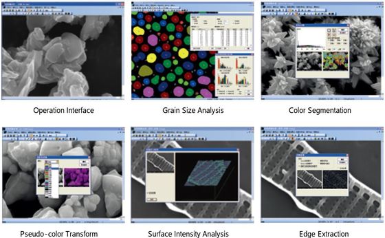 8X-300،000X مجهر المسح الإلكتروني بدقة 3-6nm EBSD EBSD