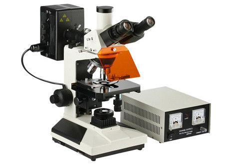 ميكروسكوب مختبر العلوم Epi-Fluorescence 4X 100X ميكروسكوب ضوئي
