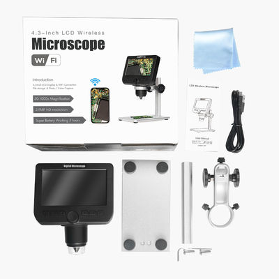 مصاصة قوس 1080P 1000X محمول واي فاي مجهر رقمي لأجهزة الكمبيوتر Ipad IPhone Android