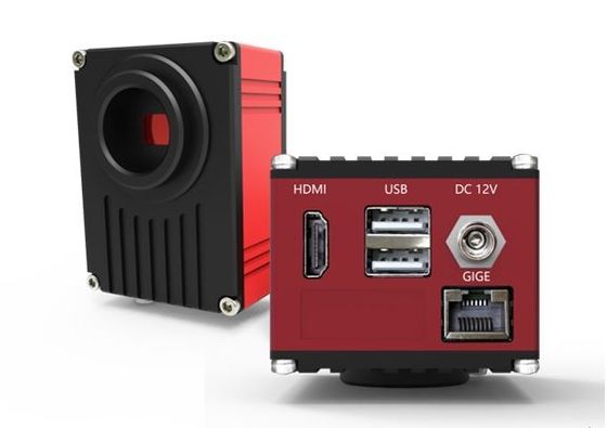 كاميرا رقمية ذات مجهر HDMI 60 إطارًا في الثانية مع واجهة شبكة جيجابت