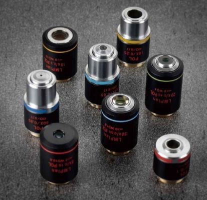 PL10X22mm مجهر نقل الضوء 20x 50x مجهر الاستقطاب الرقمي